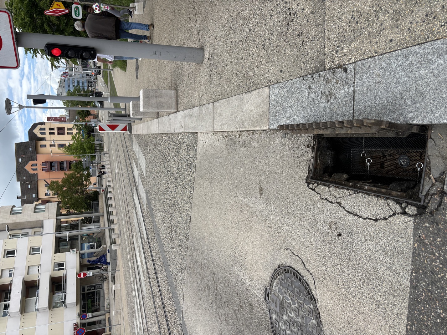 Grille Eco Safe en zone de tramway